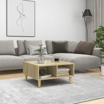 ARDEBO.de - Couchtisch Sonoma-Eiche 60x60x30 cm Holzwerkstoff