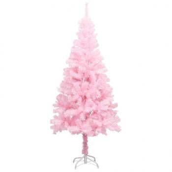 ARDEBO.de - Künstlicher Weihnachtsbaum mit Ständer Rosa 120 cm PVC