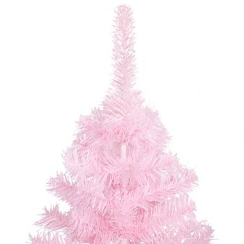 Künstlicher Weihnachtsbaum mit Ständer Rosa 120 cm PVC