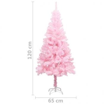 Künstlicher Weihnachtsbaum mit Ständer Rosa 120 cm PVC