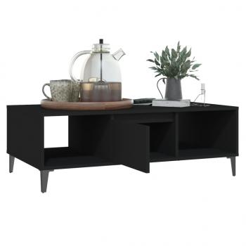 Couchtisch Schwarz 103,5x60x35 cm Holzwerkstoff