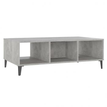 Couchtisch Betongrau 103,5x60x35 cm Holzwerkstoff