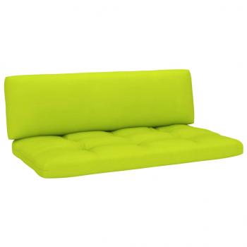 Outdoor-Mittelsofa Paletten Imprägniertes Kiefernholz Grau