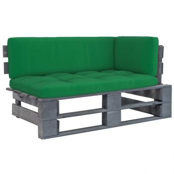 ARDEBO.de - Outdoor-Ecksofa Paletten Kiefernholz Imprägniert Grau