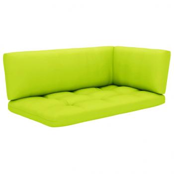 Outdoor-Ecksofa Paletten Kiefernholz Imprägniert Grau