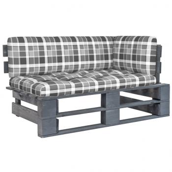 ARDEBO.de - Outdoor-Ecksofa Paletten Kiefernholz Imprägniert Grau