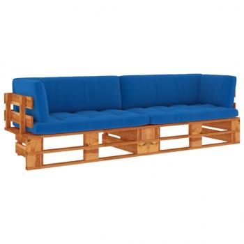 ARDEBO.de - 2-Sitzer-Palettensofa Honigbraun Imprägniertes Kiefernholz