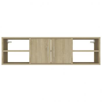 Wandregal Sonoma-Eiche 102x30x29 cm Holzwerkstoff