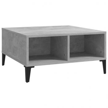 Couchtisch Betongrau 60x60x30 cm Holzwerkstoff