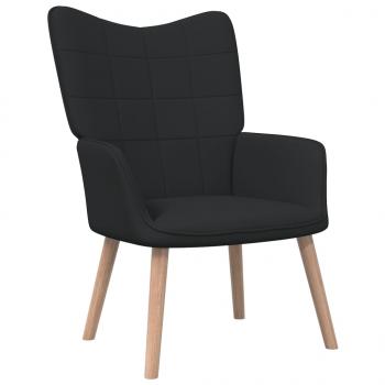 ARDEBO.de - Relaxsessel Schwarz Stoff