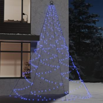 ARDEBO.de - LED-Wandbaum mit Metallhaken 720 LED Blau 5 m Indoor Outdoor