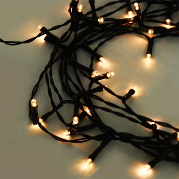 LED-Lichterkette mit 300 LEDs Warmweiß 30 m PVC