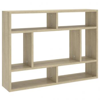 Wandregal Sonoma-Eiche 75x16x55 cm Holzwerkstoff