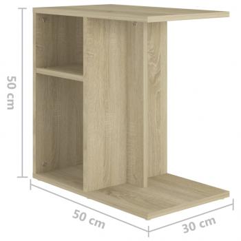 Beistelltisch Sonoma-Eiche 50x30x50 cm Holzwerkstoff