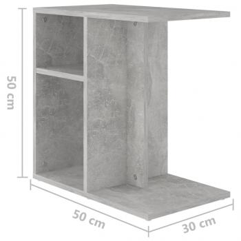 Beistelltisch Betongrau 50x30x50 cm Holzwerkstoff