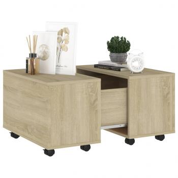 Couchtisch Sonoma-Eiche 60x60x38 cm Holzwerkstoff