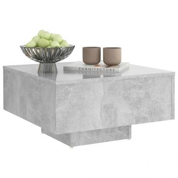 Couchtisch Betongrau 60x60x31,5 cm Holzwerkstoff