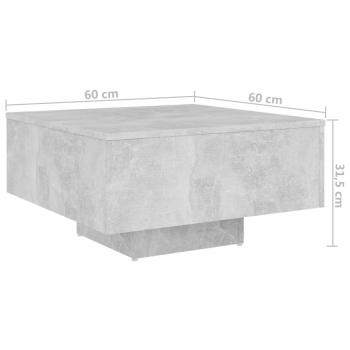 Couchtisch Betongrau 60x60x31,5 cm Holzwerkstoff