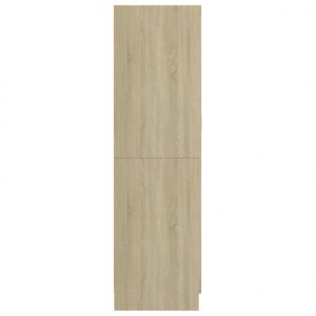 Kleiderschrank Sonoma-Eiche 82,5x51,5x180 cm Holzwerkstoff