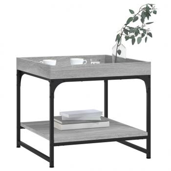 Couchtisch Grau Sonoma 49,5x49,5x45 cm Holzwerkstoff