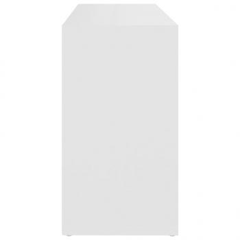 Schuhbank Weiß 103x30x54,5 cm Holzwerkstoff