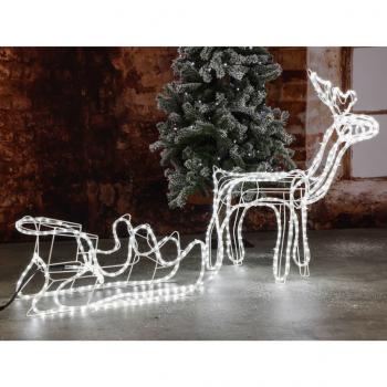 ARDEBO.de - HI Weihnachtsbeleuchtung Rentier mit 432 LEDs