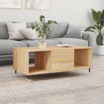 ARDEBO.de - Couchtisch Sonoma-Eiche 102x50x40 cm Holzwerkstoff