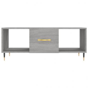 Couchtisch Grau Sonoma 102x50x40 cm Holzwerkstoff