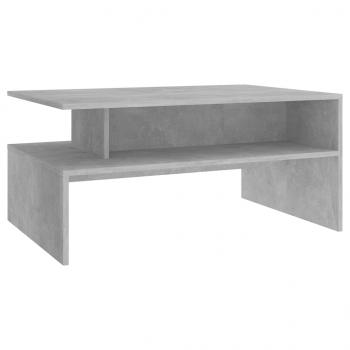 Couchtisch Betongrau 90x60x42,5 cm Holzwerkstoff