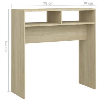 Konsolentisch Sonoma-Eiche 78x30x80 cm Holzwerkstoff