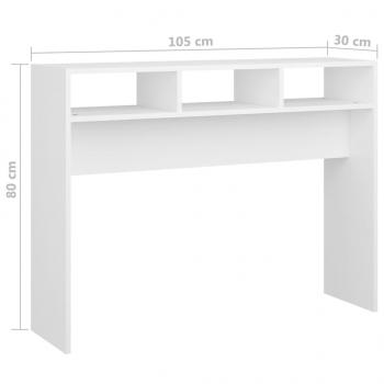 Konsolentisch Weiß 105x30x80 cm Holzwerkstoff