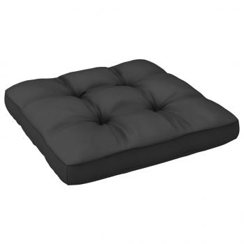 Gartensofa 2-Sitzer mit Kissen Grau Kiefer Massivholz