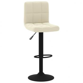 Barhocker 2 Stk. Creme Samt 