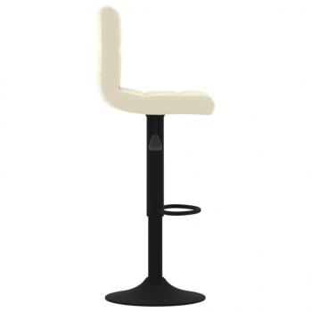 Barhocker 2 Stk. Creme Samt 