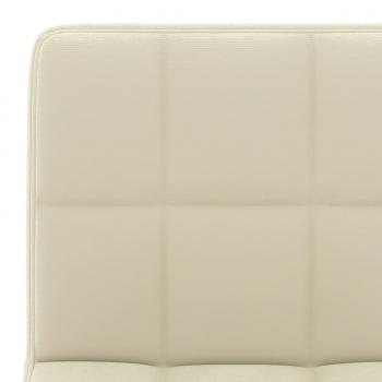 Barhocker 2 Stk. Creme Samt 