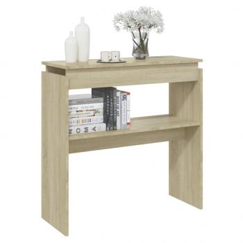 Konsolentisch Sonoma-Eiche 80x30x80 cm Holzwerkstoff