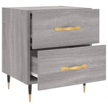 Nachttisch Grau Sonoma 40x35x47,5 cm Holzwerkstoff