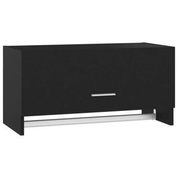 Kleiderschrank Schwarz 70x32,5x35 cm Holzwerkstoff