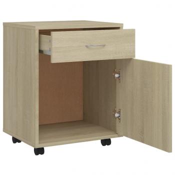 Rollschrank Sonoma-Eiche 45x38x54 cm Holzwerkstoff