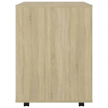 Rollschrank Sonoma-Eiche 60x53x72 cm Holzwerkstoff