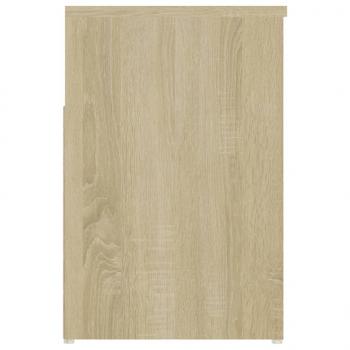 Schuhbank Sonoma-Eiche 80x30x45 cm Holzwerkstoff