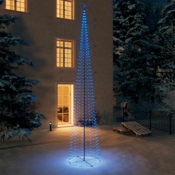 ARDEBO.de - Weihnachtsbaum Kegelform 752 LEDs Deko Blau 160x500 cm