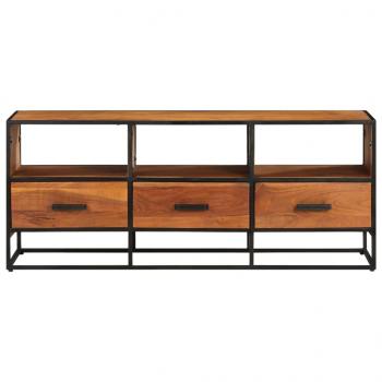 TV-Schrank 110x30x45 cm Massivholz Akazie 