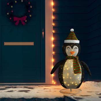 ARDEBO.de - Weihnachtsdeko Pinguin LED Luxus-Gewebe 120 cm