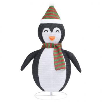 Weihnachtsdeko Pinguin LED Luxus-Gewebe 120 cm