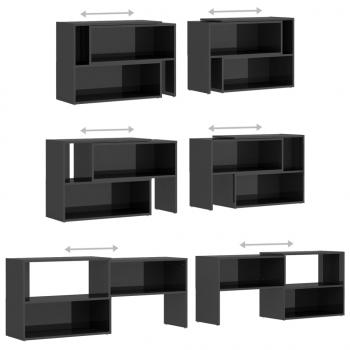 TV-Schrank Hochglanz-Grau 149x30x52 cm Holzwerkstoff