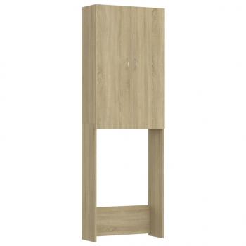 Waschmaschinenschrank Sonoma-Eiche 64x25,5x190 cm