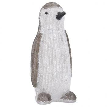 LED-Weihnachtsfigur Pinguin Acryl Indoor und Outdoor 30 cm