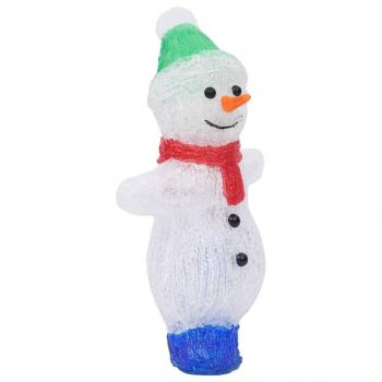 LED-Weihnachtsfigur Schneemann Acryl Indoor und Outdoor 30 cm