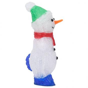 LED-Weihnachtsfigur Schneemann Acryl Indoor und Outdoor 30 cm